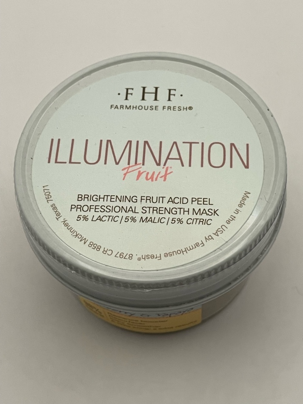 FarmHouse Fresh Fruit Face Mask Glow Boosting Exfoliant with Fruit Acids 3 fl oz - Picture 3 of 3